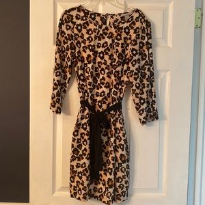 🍁 H & M leopard 3/4 sleeve dress